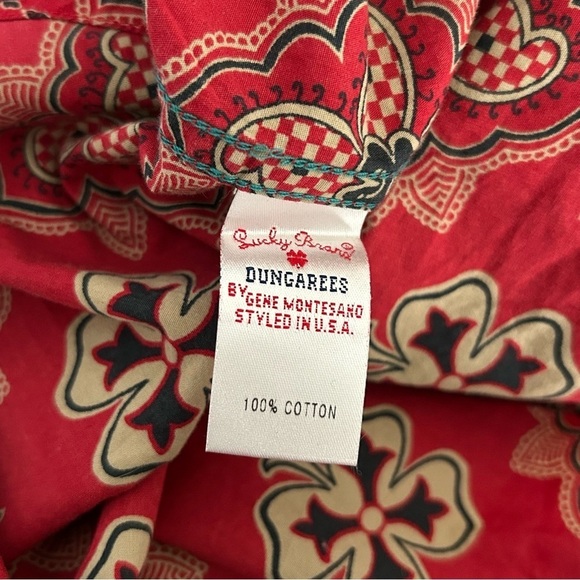 Lucky Brand Paisley Button Up Shirt | Size M - Picture 3 of 4